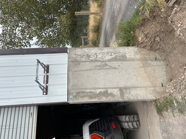 Tower bracket installed